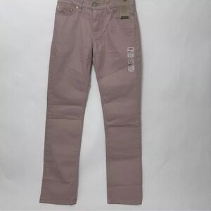 Levis 511 Slim Stretch‎ Ease Salmon Pink Denim Jeans